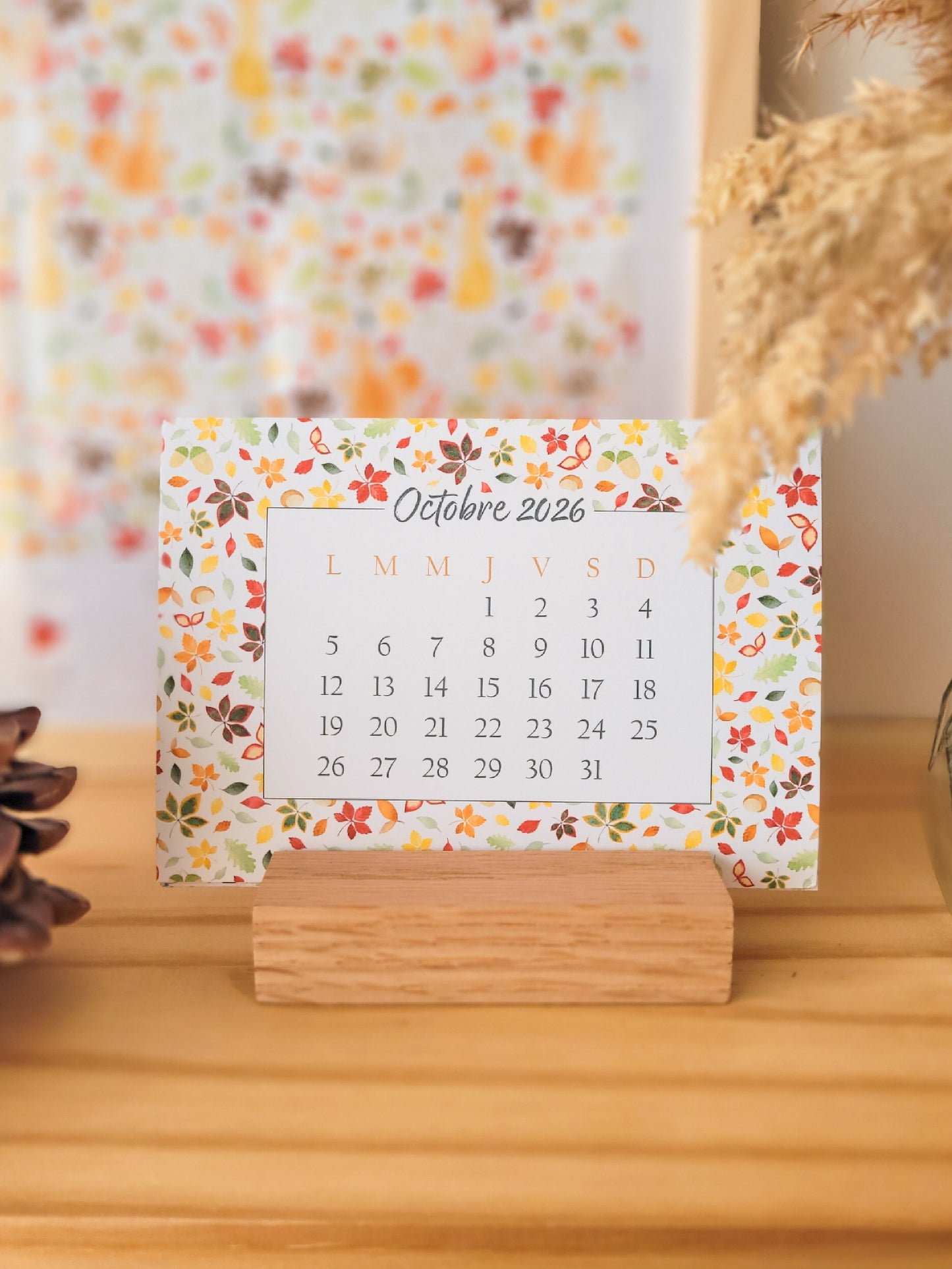 Calendrier à poser 2026