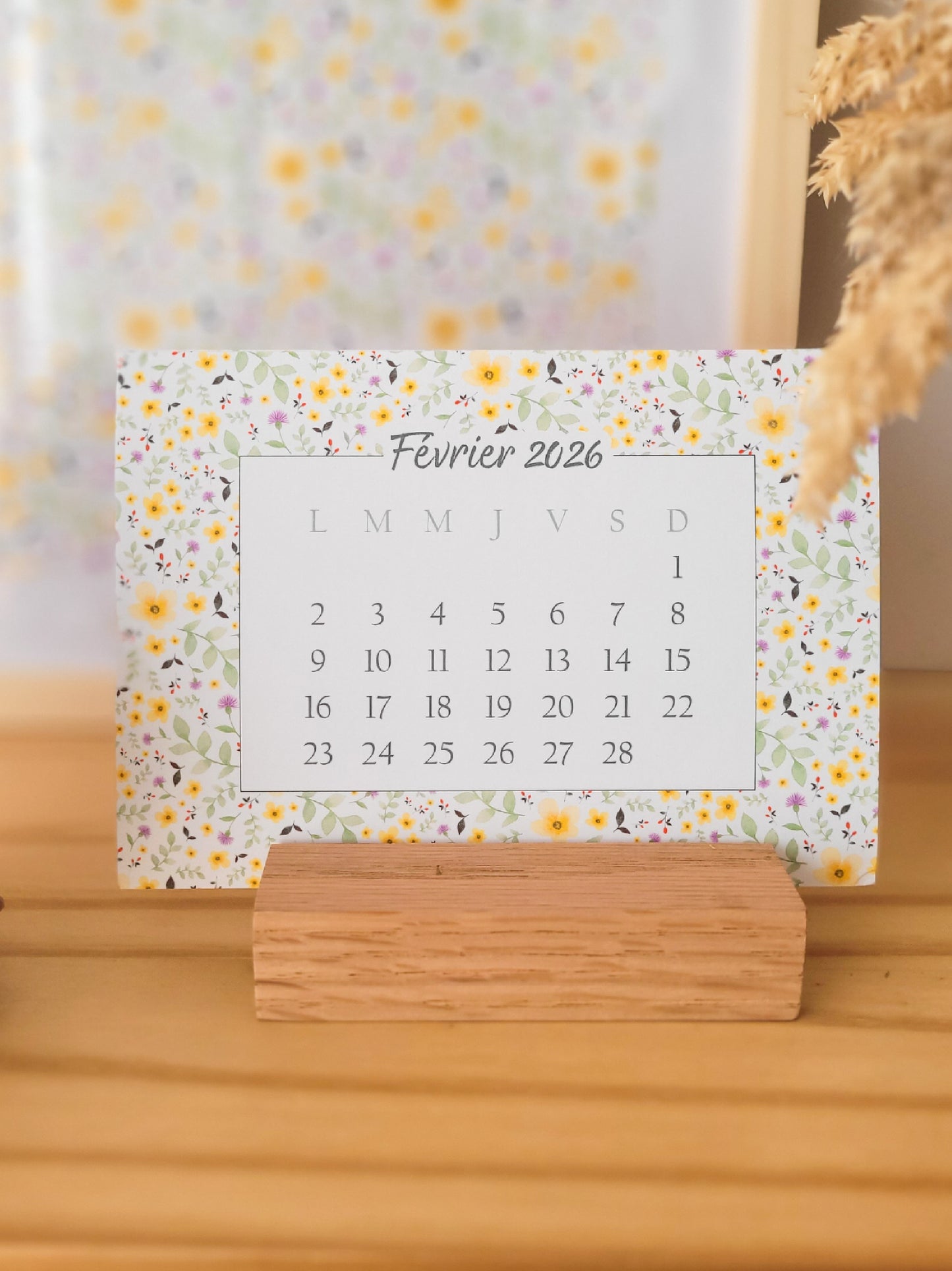 Calendrier à poser 2026