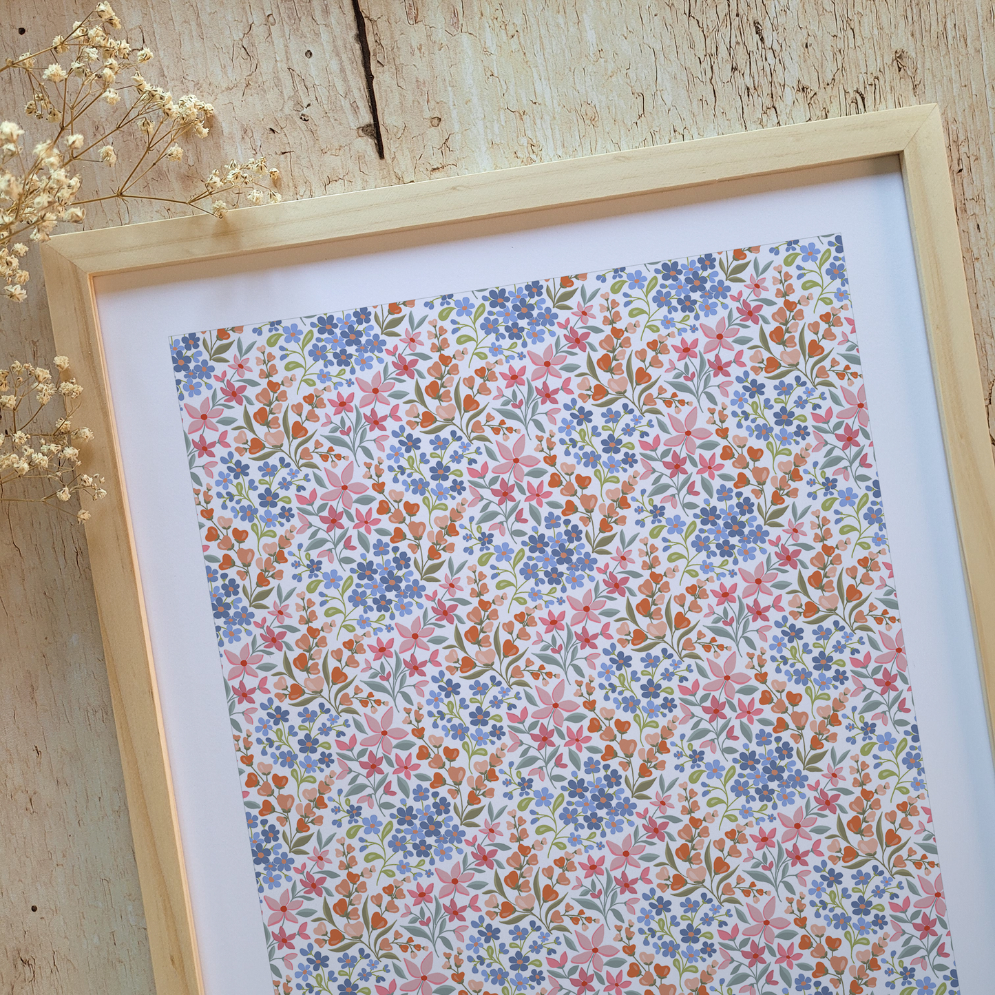Affiche "Eclat de fleurs"