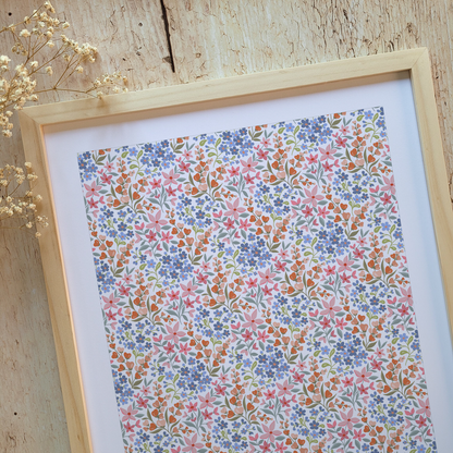 Affiche "Eclat de fleurs"