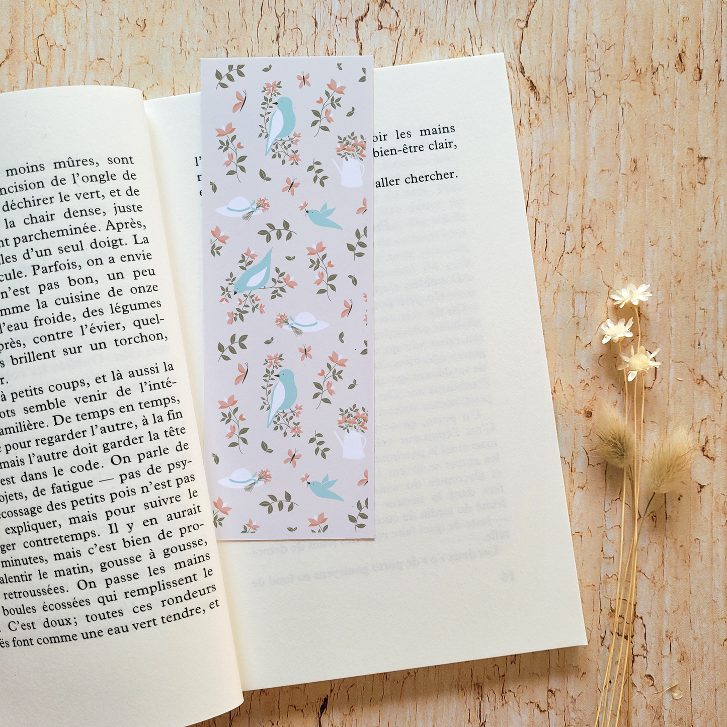 Marque-page · "Instants au jardin"