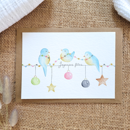 Carte de voeux "Les Oiseaux" · Ancienne co