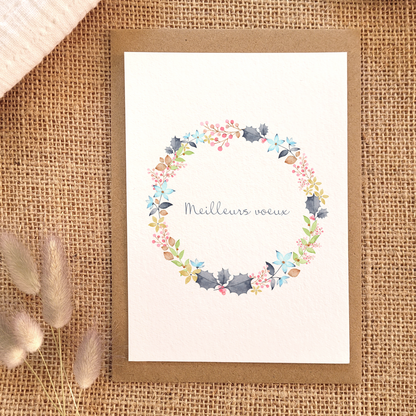 Carte de voeux "La Couronne" · Ancienne co