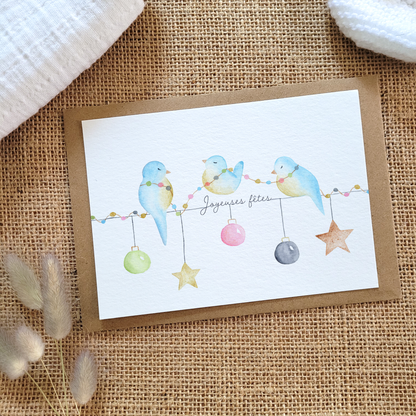 Carte de voeux "Les Oiseaux" · Ancienne co