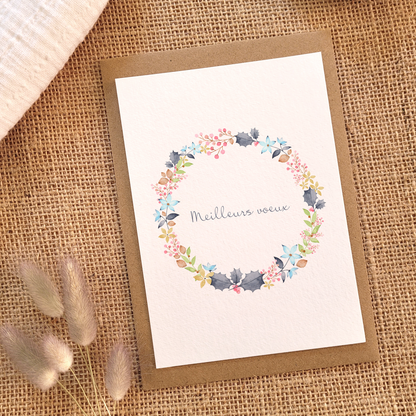 Carte de voeux "La Couronne" · Ancienne co