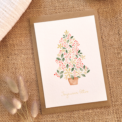 Carte de voeux "Mon beau sapin" · Ancienne co