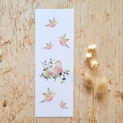 Marque-page · "Les roses-bidons"