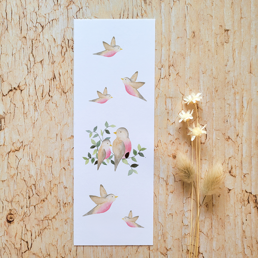 Marque-page · "Les roses-bidons"