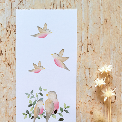 Marque-page · "Les roses-bidons"