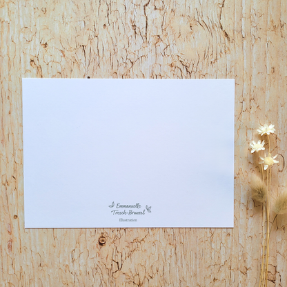 Carte de voeux "Les Oiseaux de Noël"